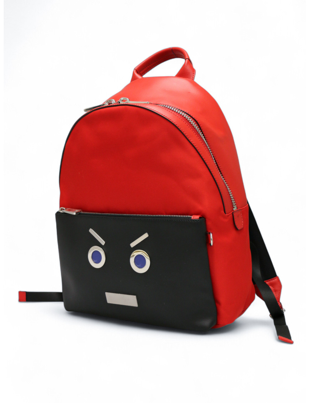 Sac à dos FENDI cuir rouge et noir