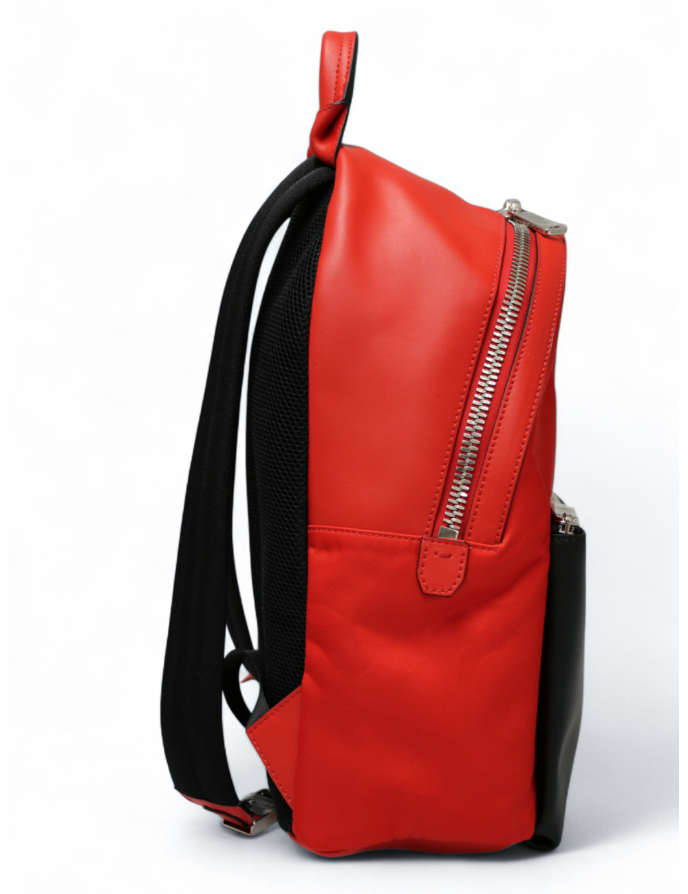 Sac à dos FENDI cuir rouge et noir