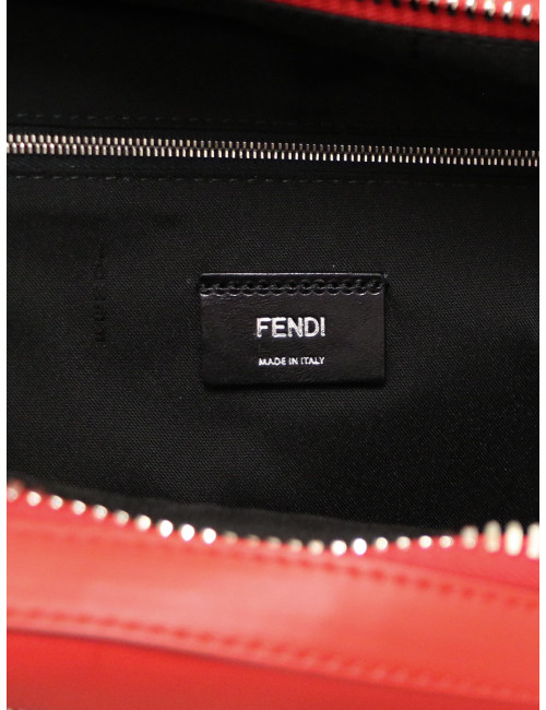 Sac à dos FENDI cuir rouge et noir