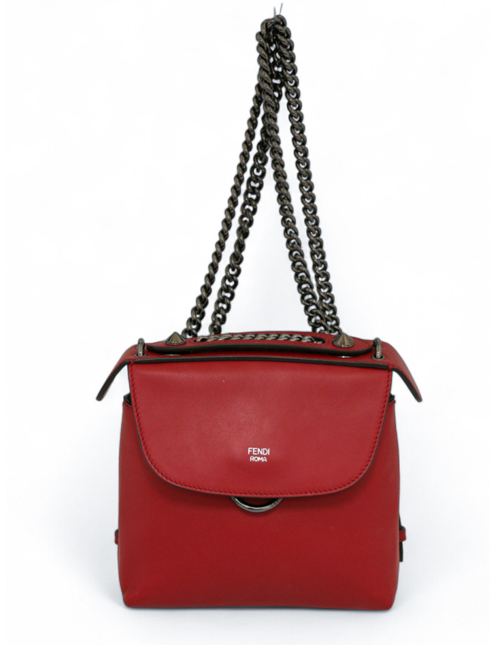 Mini sac à dos FENDI Back to school rouge