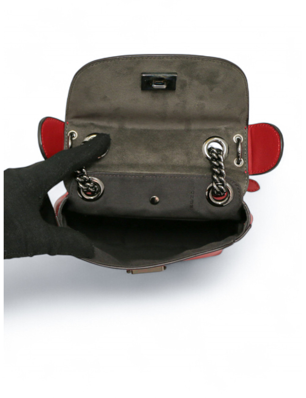 Mini sac à dos FENDI Back to school rouge