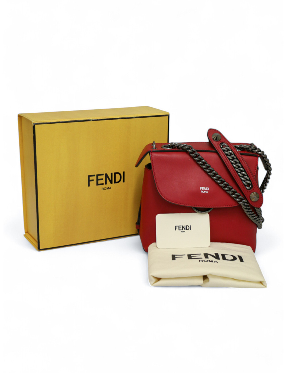 Sac à dos Back to school Fendi en cuir, d'occasion en cliquant ici
