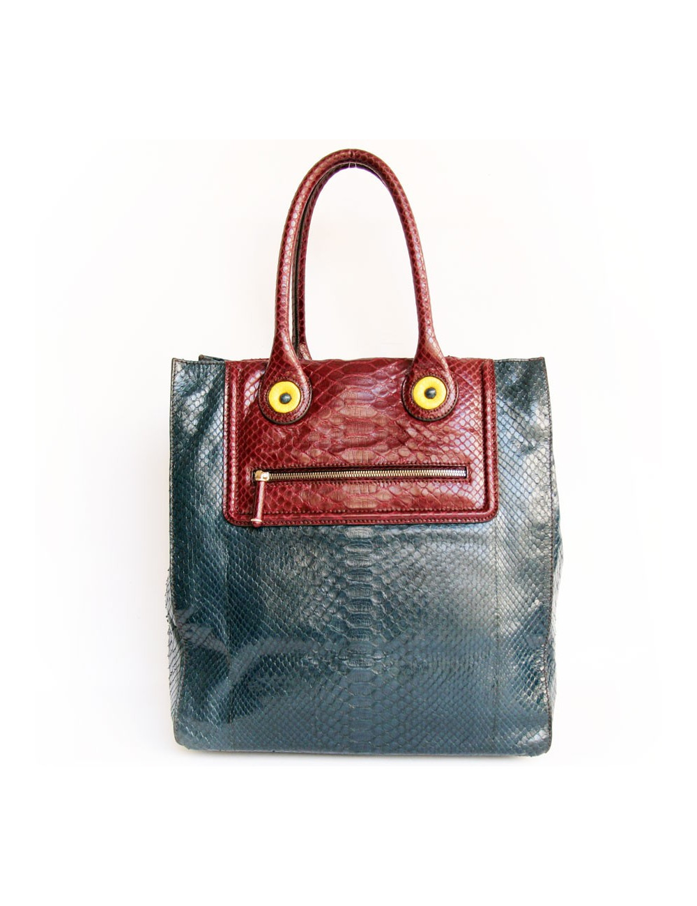 Sac ZAGLIANI  python bicolore