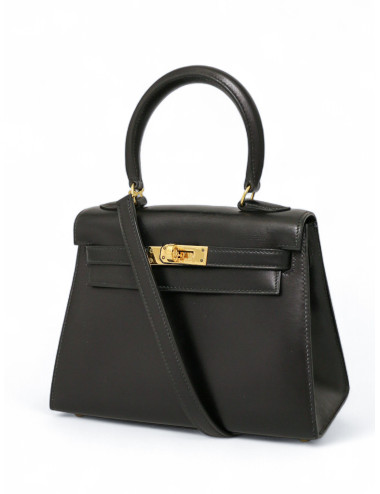 Mini Kelly vintage HERMES noir
