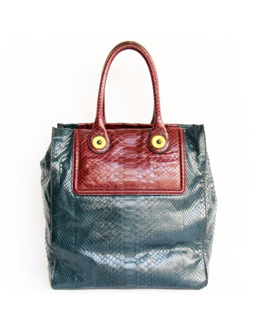 Sac ZAGLIANI  python bicolore