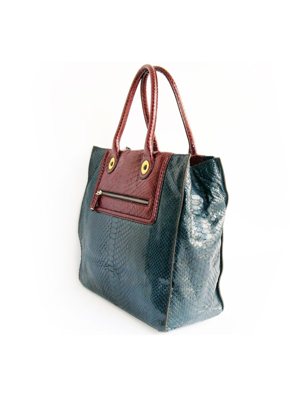 Sac ZAGLIANI  python bicolore