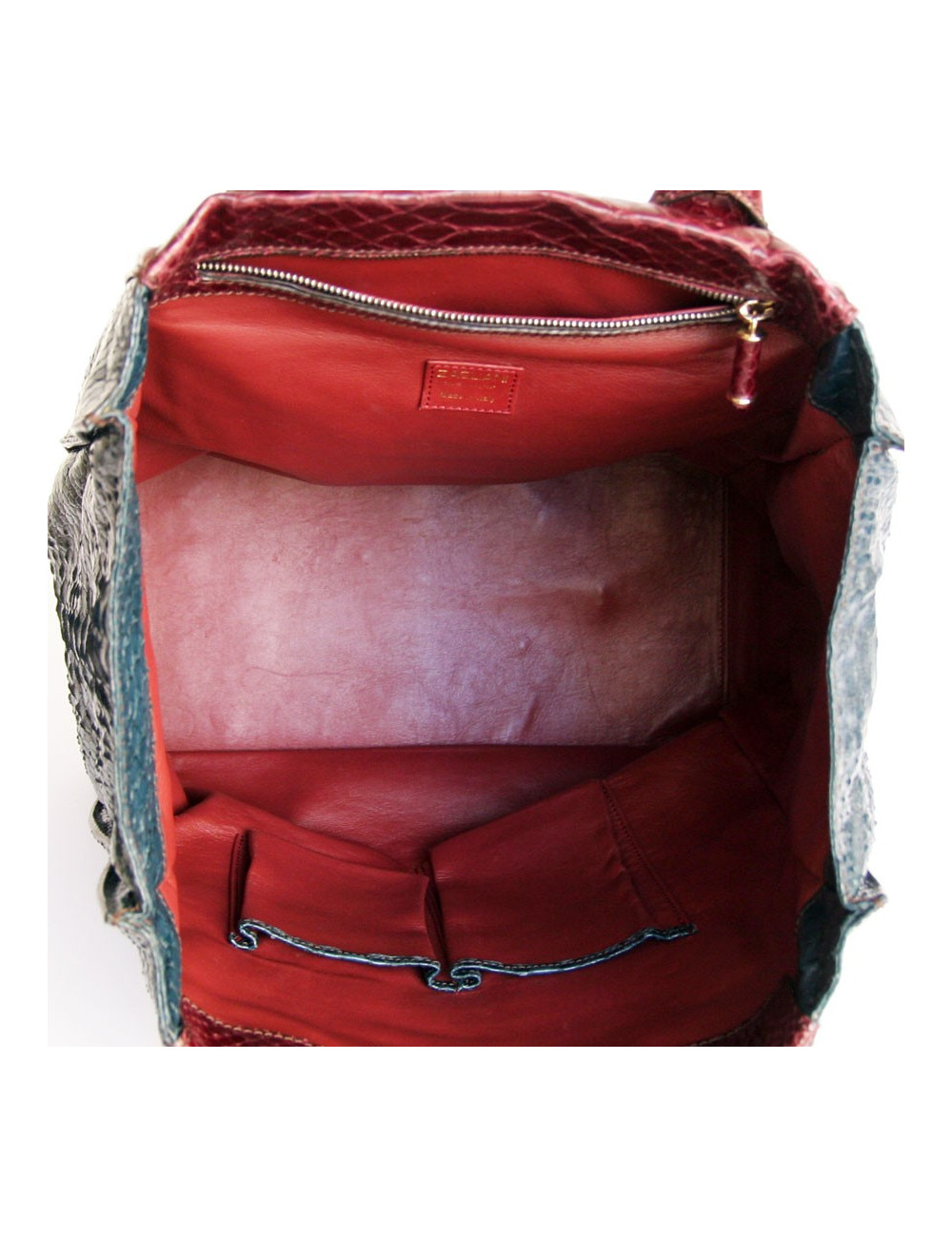 Sac ZAGLIANI  python bicolore