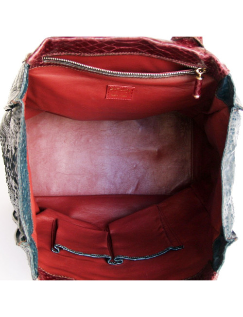 Sac ZAGLIANI  python bicolore