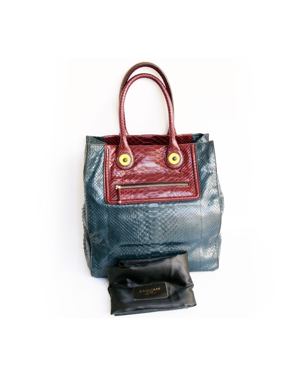 Sac ZAGLIANI  python bicolore