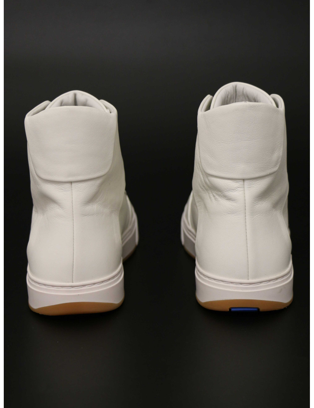 Sneakers Bottega Veneta cuir écru : occasion certifiée authentique