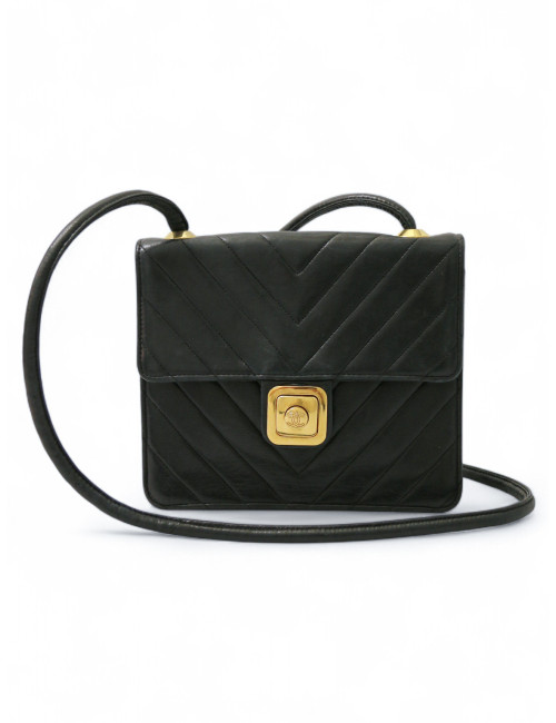 Mini sac Chanel cuir d'agneau chevron, occasion certifiée authentique