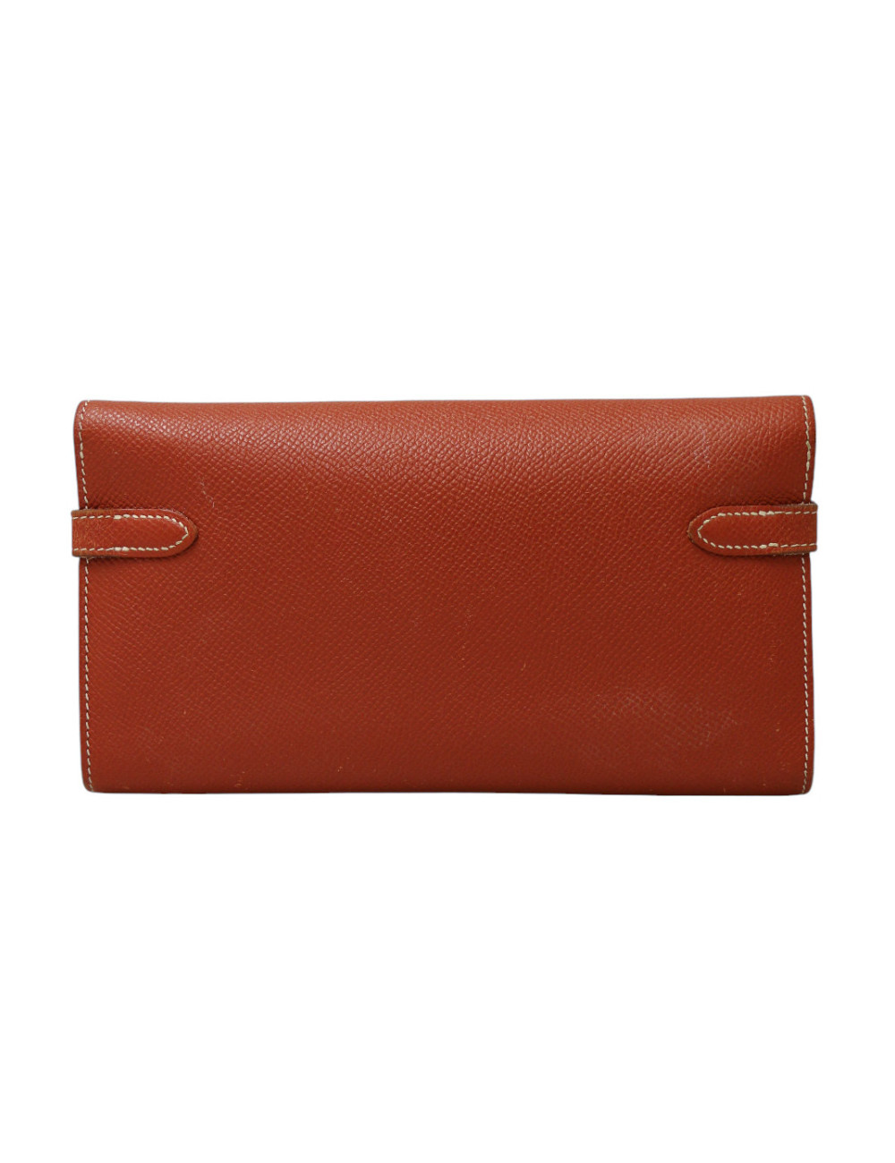 Portefeuille Hermès Kelly en cuir epsom certifié authentique