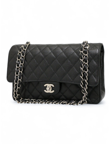 Sac Timeless médium caviar CHANEL noir