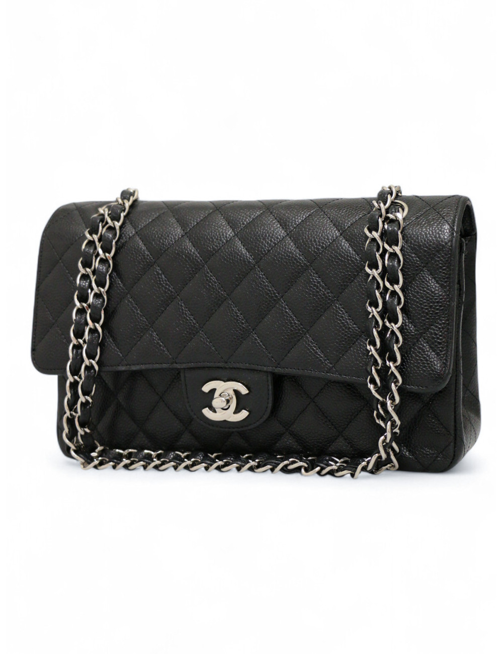 Sac Timeless médium caviar CHANEL noir