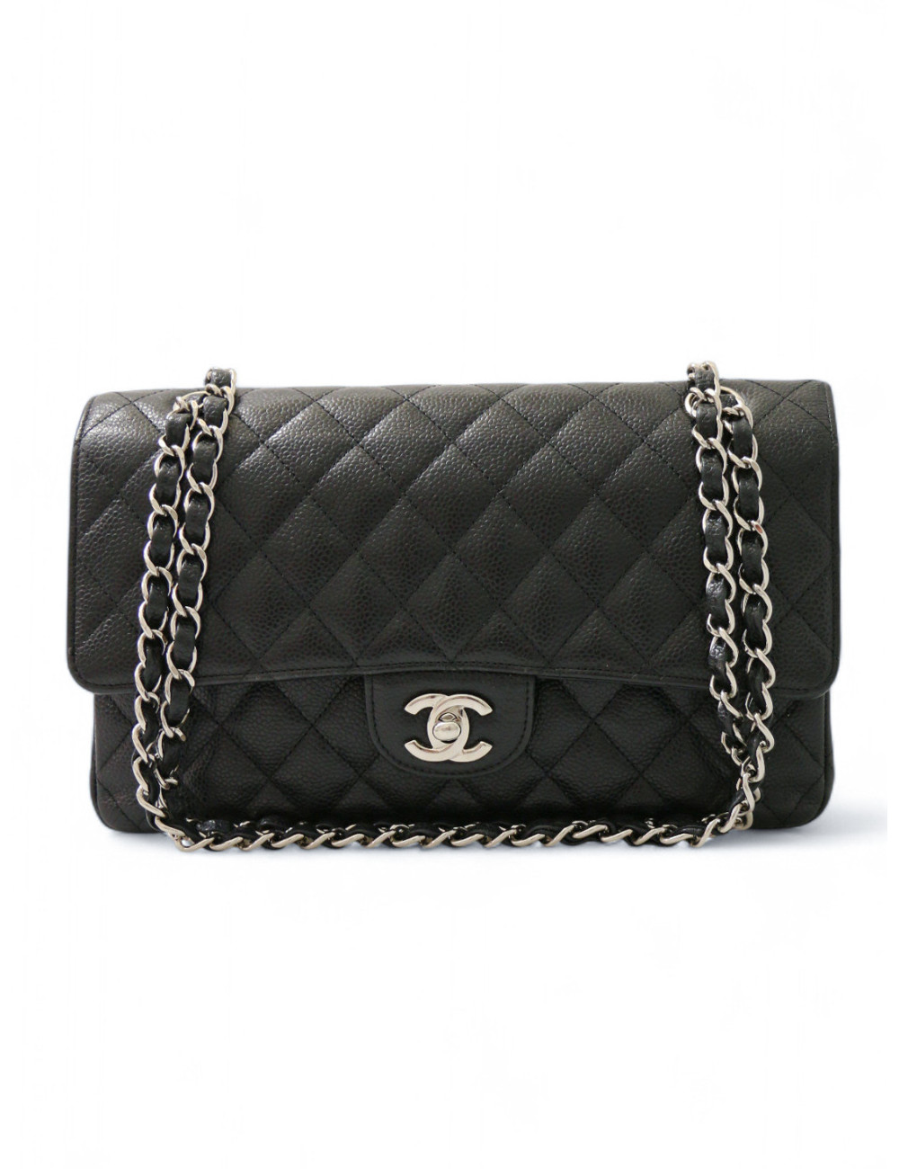 Sac Timeless médium caviar CHANEL noir