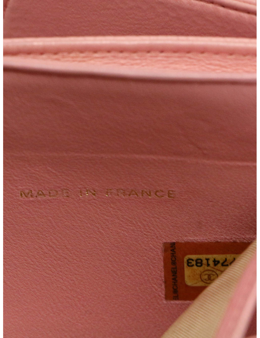 Petit porte monnaie CHANEL rose
