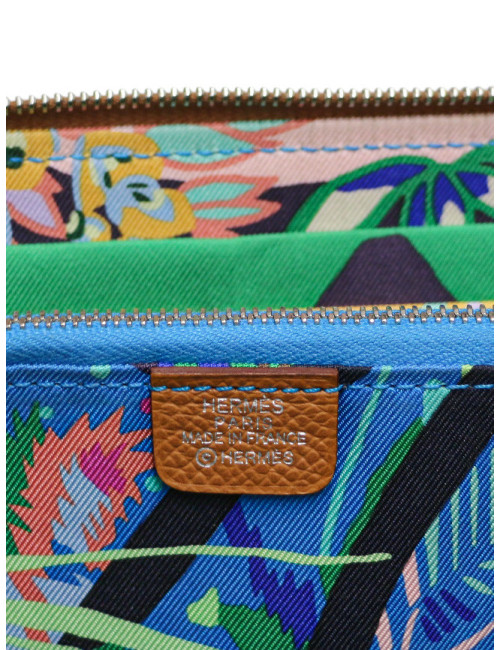 Portefeuille HERMES Silk'In Epsom Gold