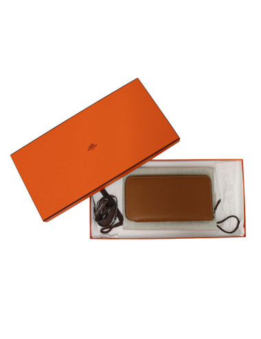 Portefeuille HERMES Silk'In Epsom Gold 2