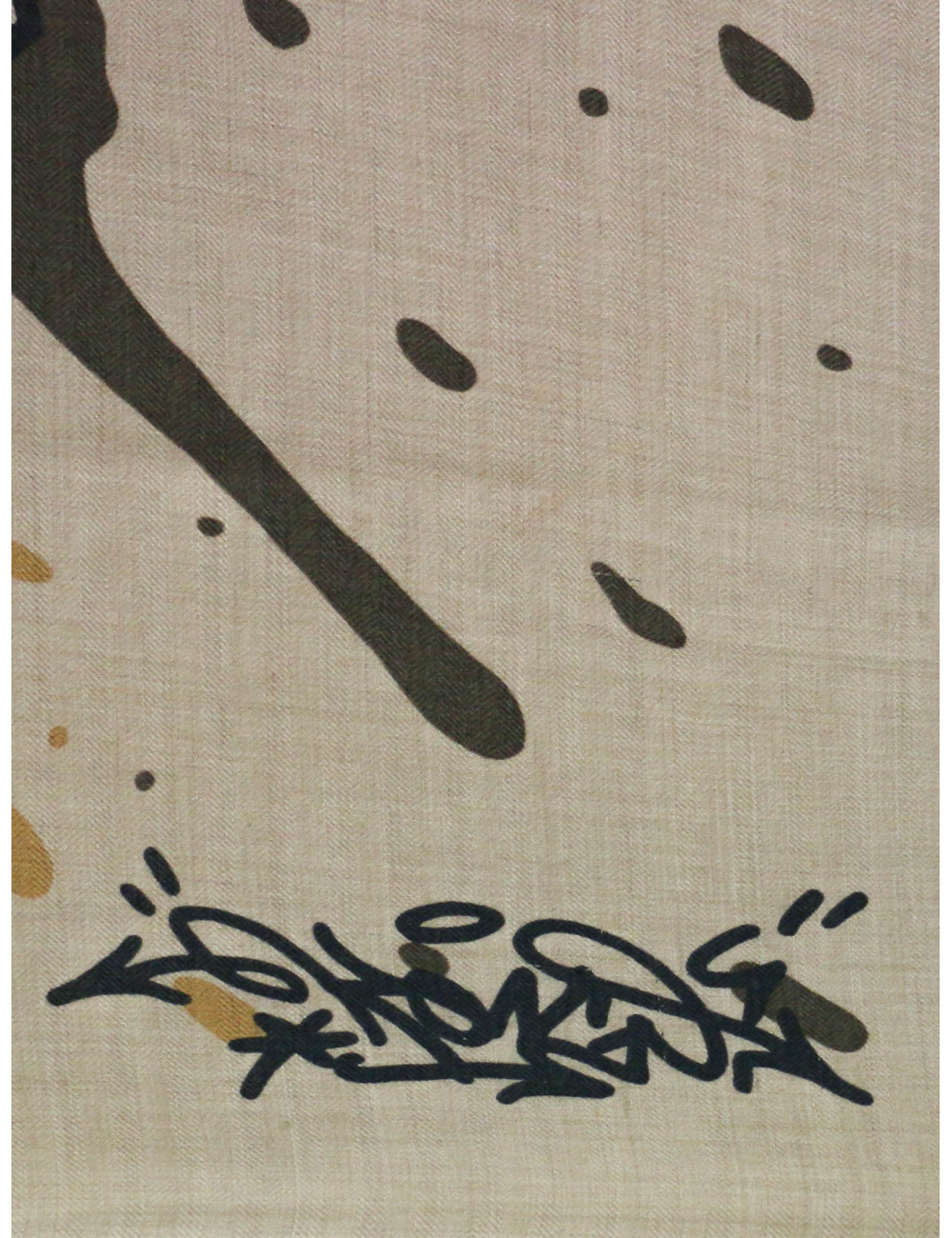 Chale HERMES Graff cachemere beige