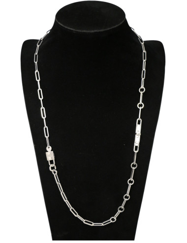 Sautoir Kelly Cadenas HERME Argent