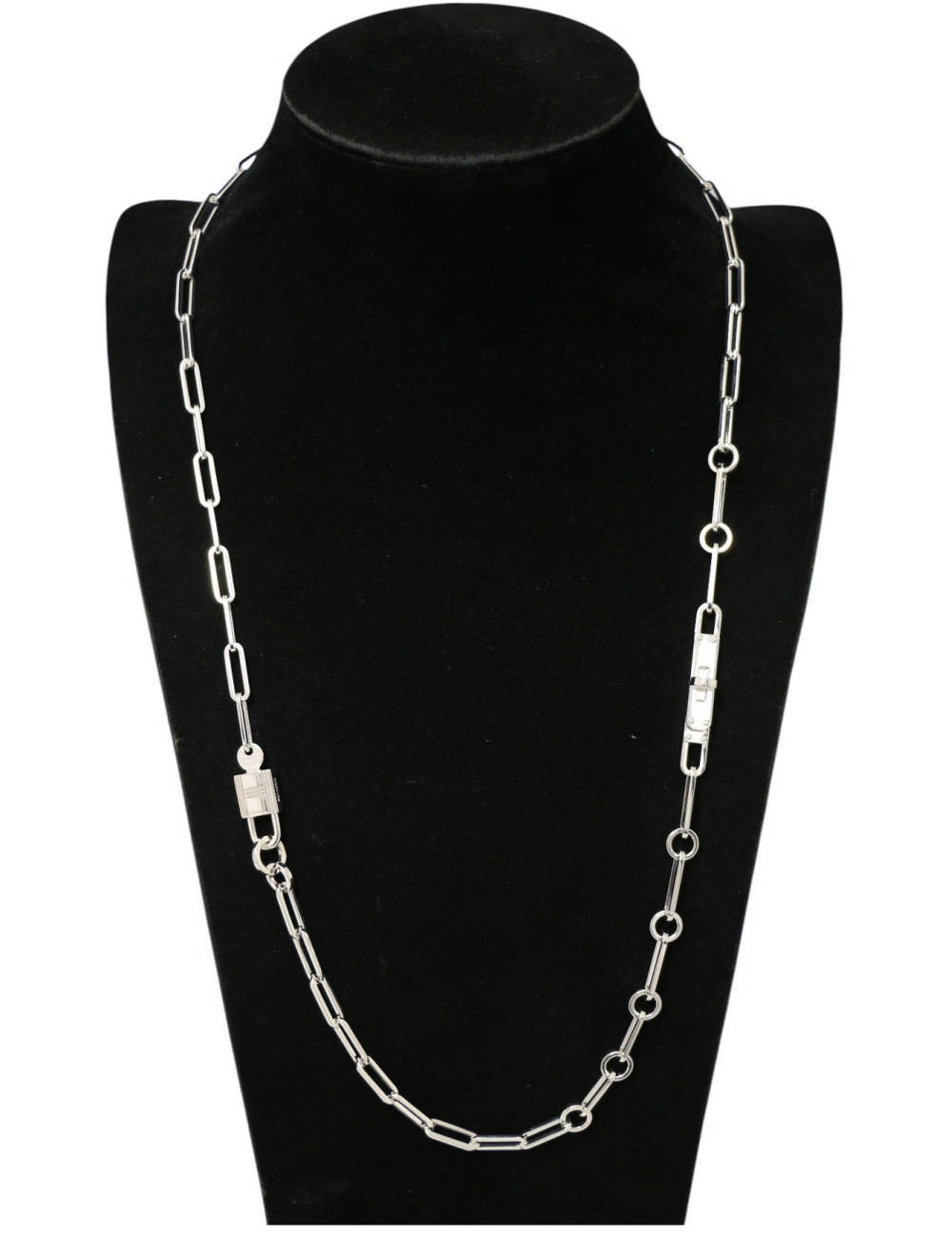 Sautoir Kelly Cadenas HERME Argent