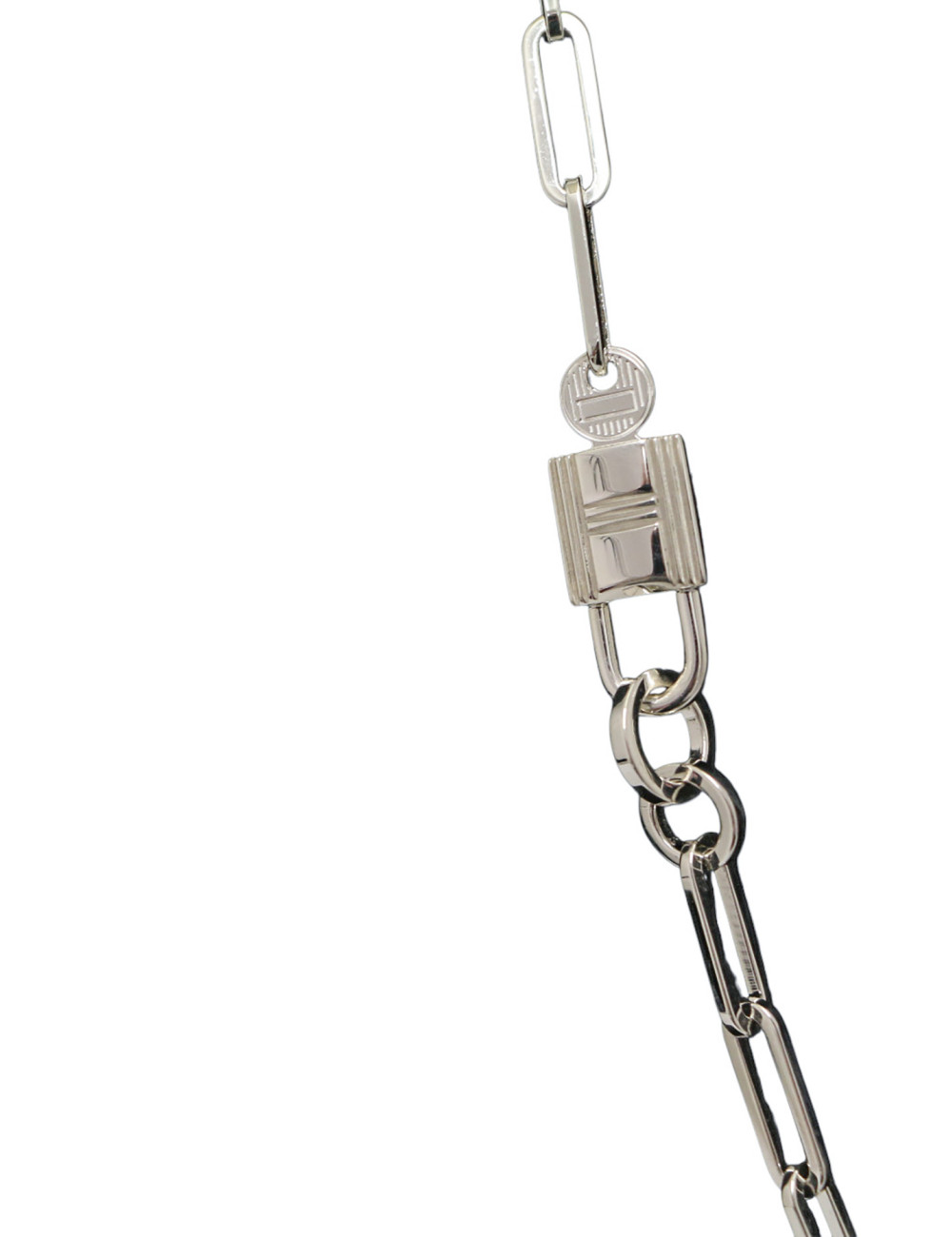 Sautoir Kelly Cadenas HERME Argent