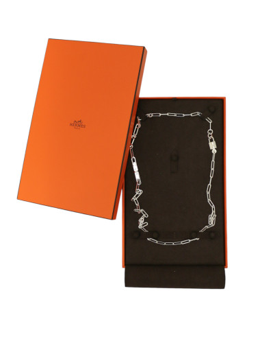 Sautoir Kelly Cadenas HERMES Argent 2