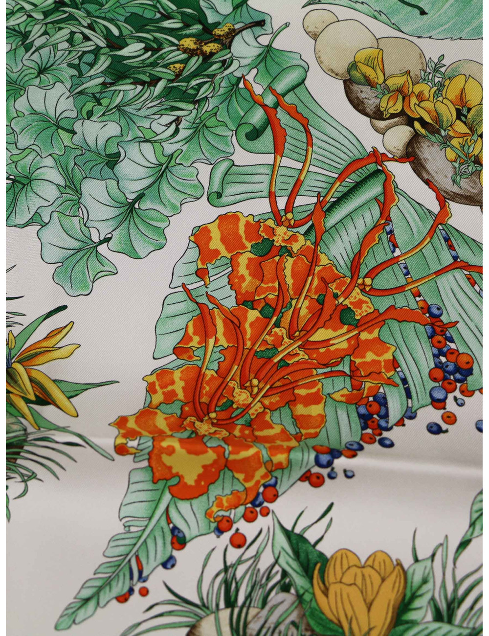 Carré HERMES Pythagore orange