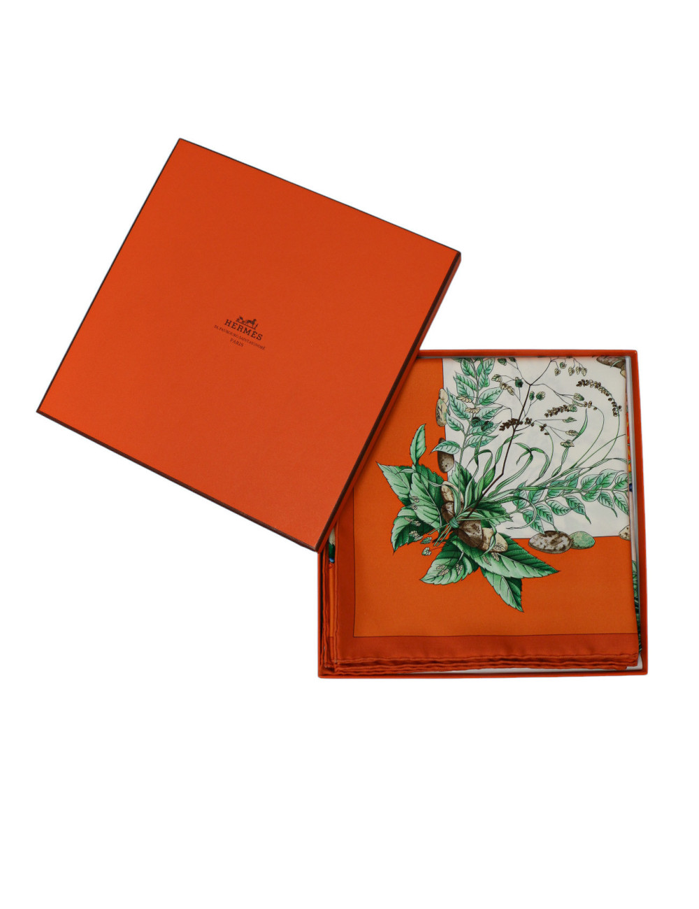 Carré HERMES Pythagore orange