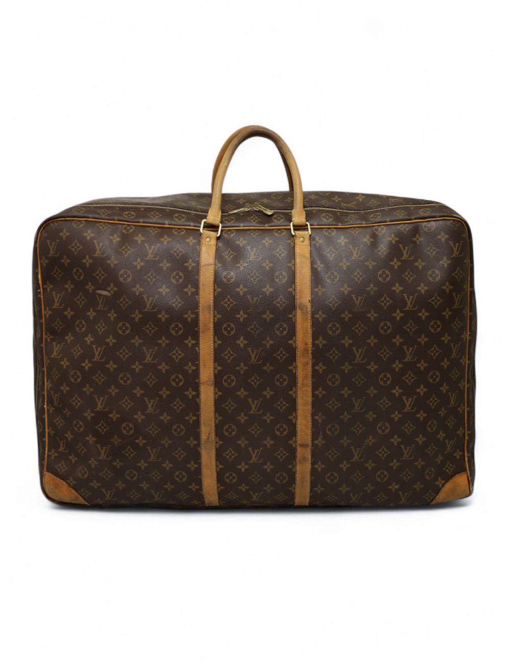 Valise Sirius Louis Vuitton 70 en toile Monogram certifiée authentique