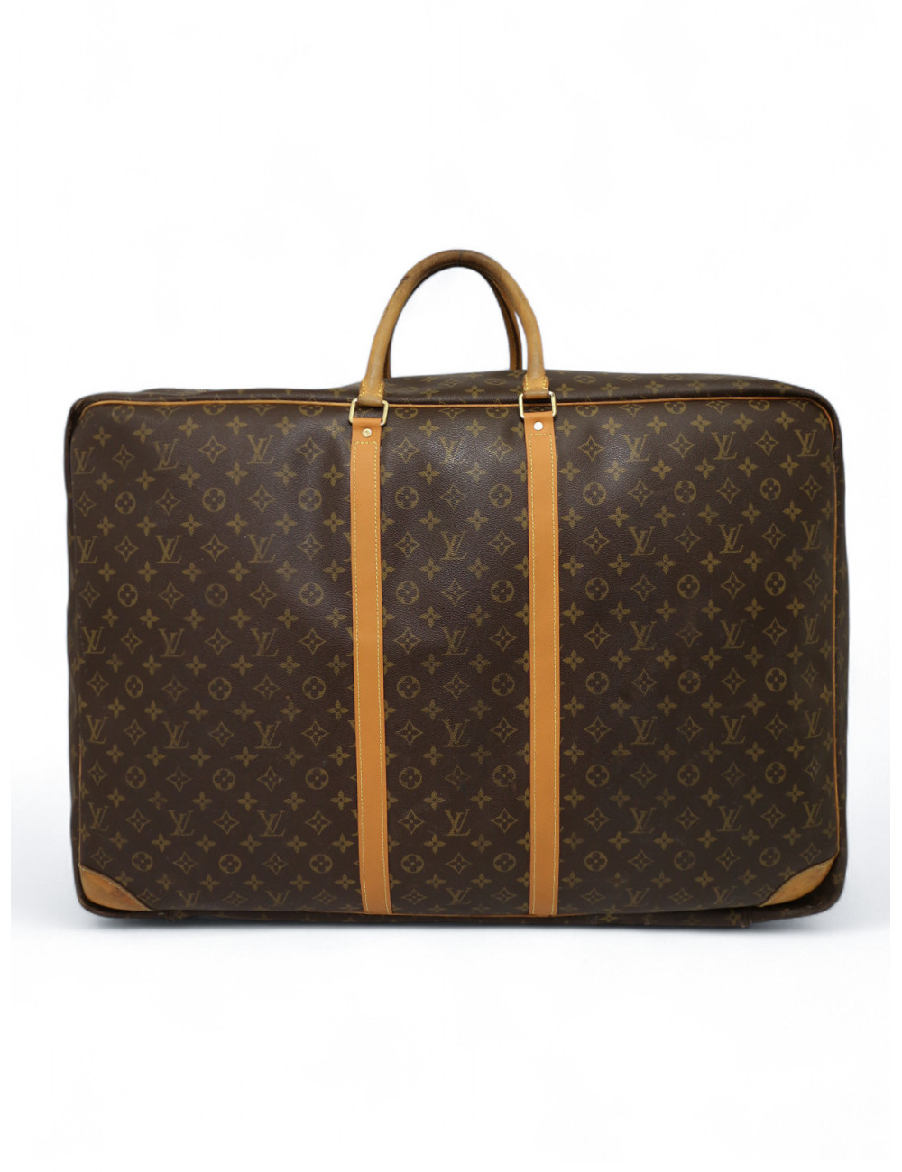 Valise Sirius Louis Vuitton 70 en toile Monogram certifiée authentique