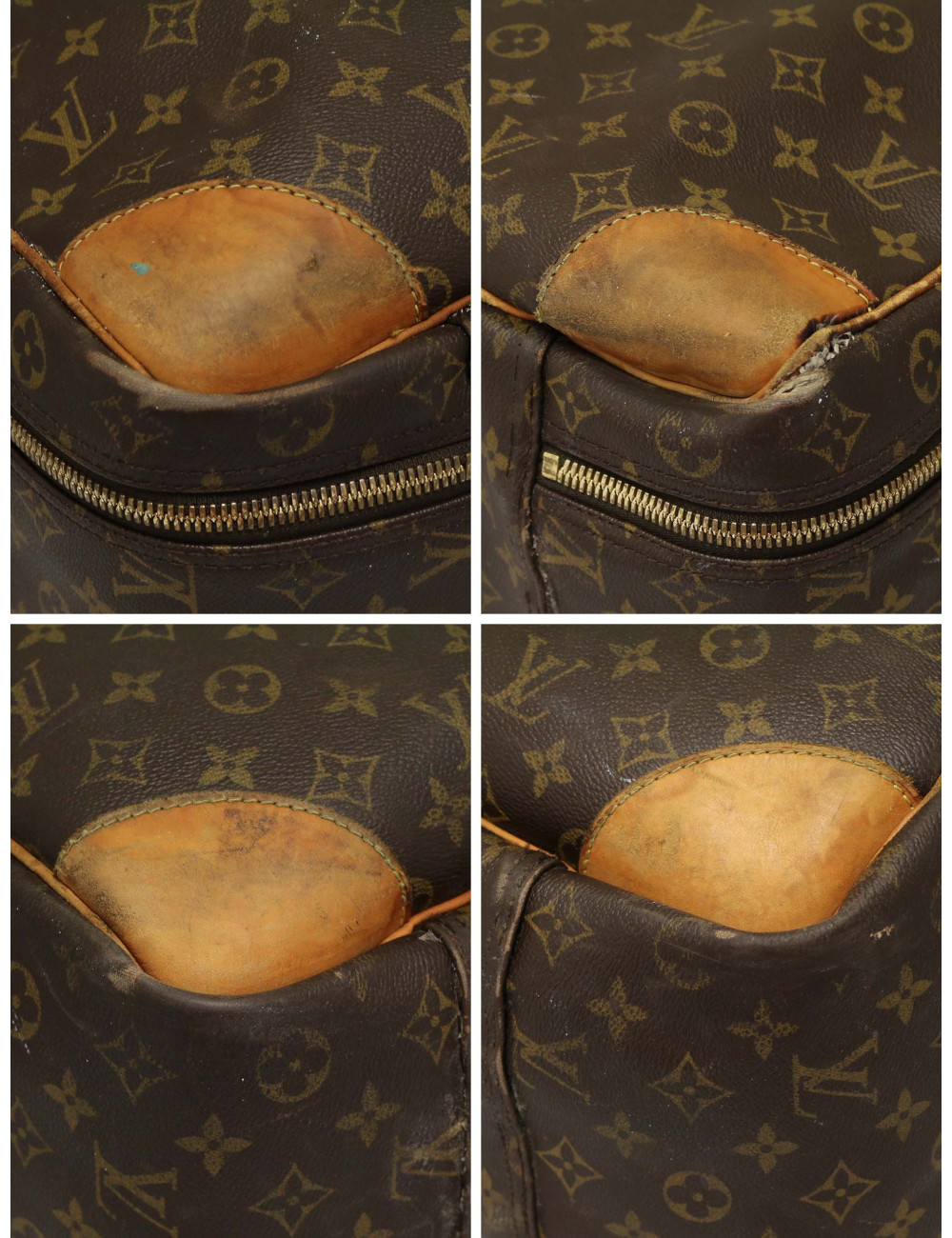 Valise Sirius Louis Vuitton 70 en toile Monogram certifiée authentique