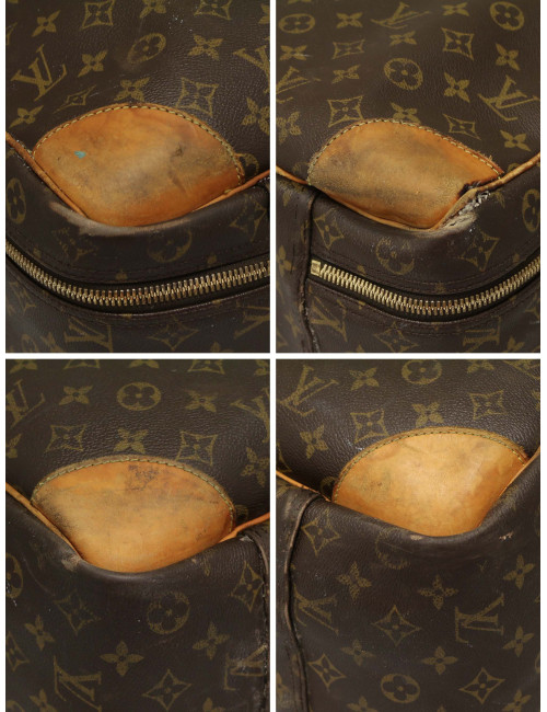 Valise Sirius Louis Vuitton 70 en toile Monogram certifiée authentique