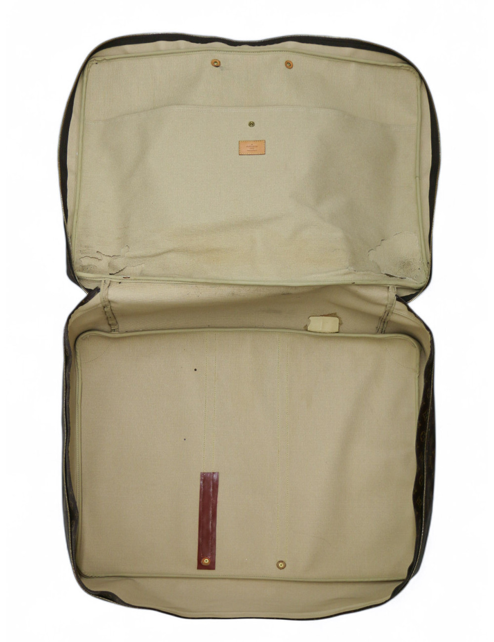 Valise Sirius Louis Vuitton 70 en toile Monogram certifiée authentique