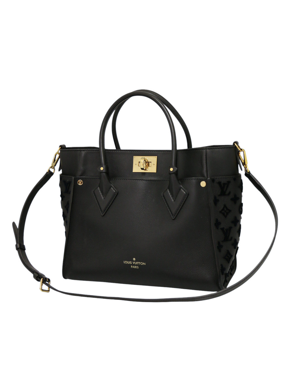 Sac Toughage LOUIS VUITTON Monogram cuir noir
