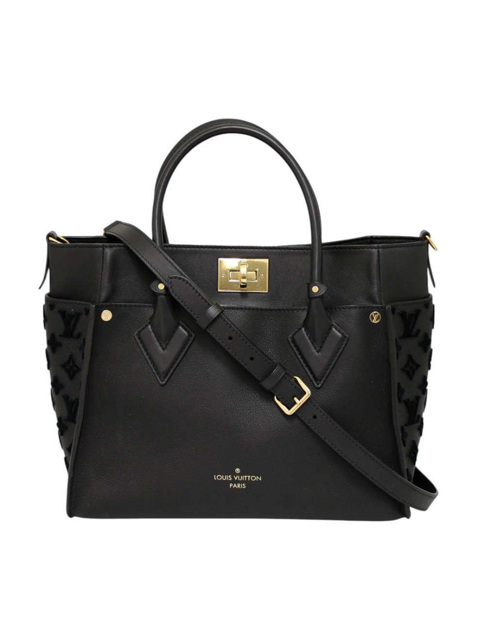 Sac Toughage LOUIS VUITTON Monogram cuir noir