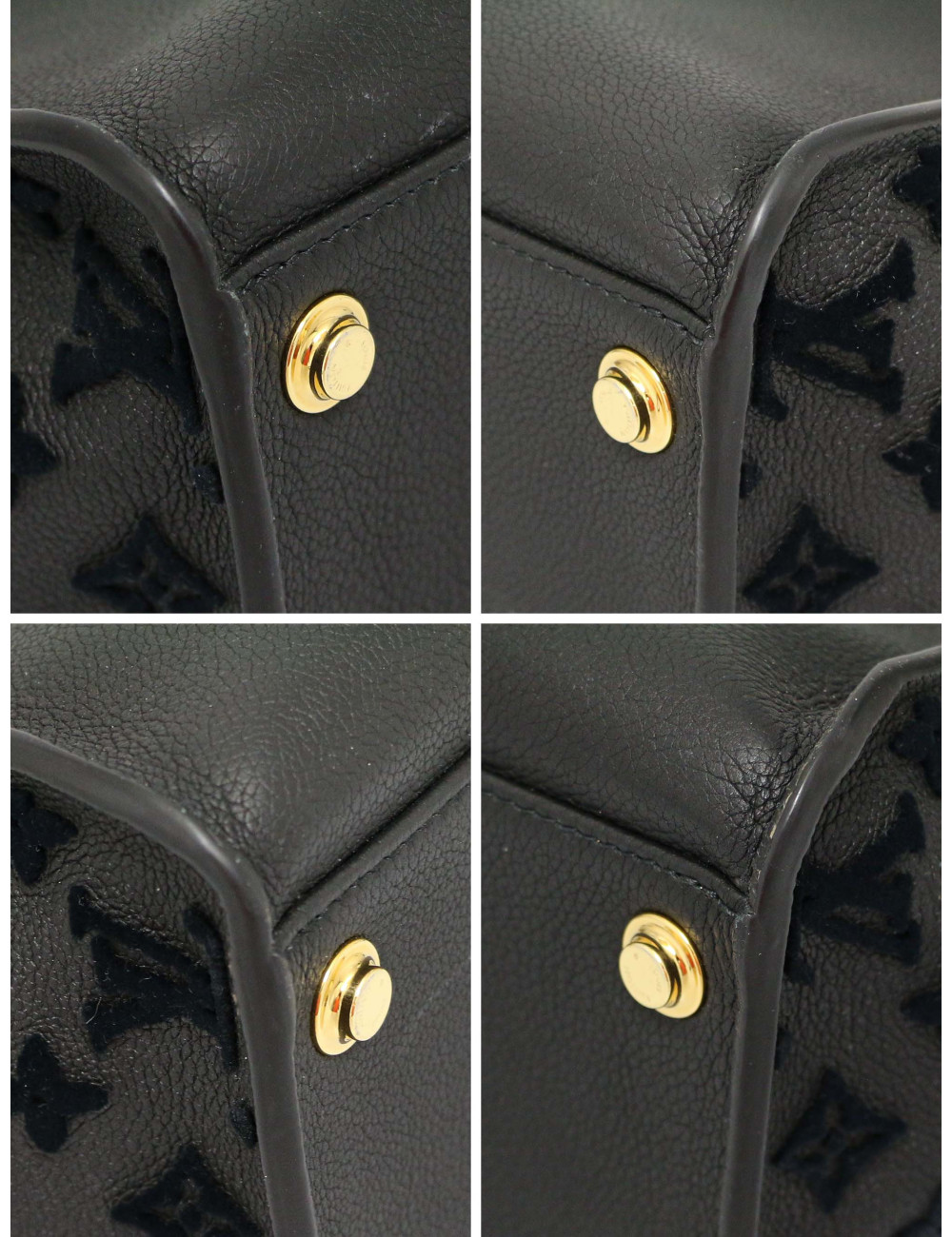 Sac Toughage LOUIS VUITTON Monogram cuir noir