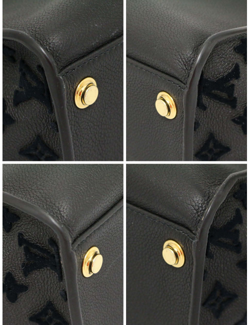 Sac Toughage LOUIS VUITTON Monogram cuir noir