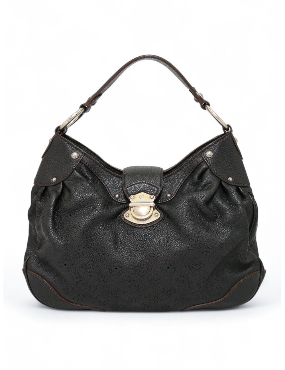 Sac Mahina Louis Vuitton cuir souple perforé : certifié authentique