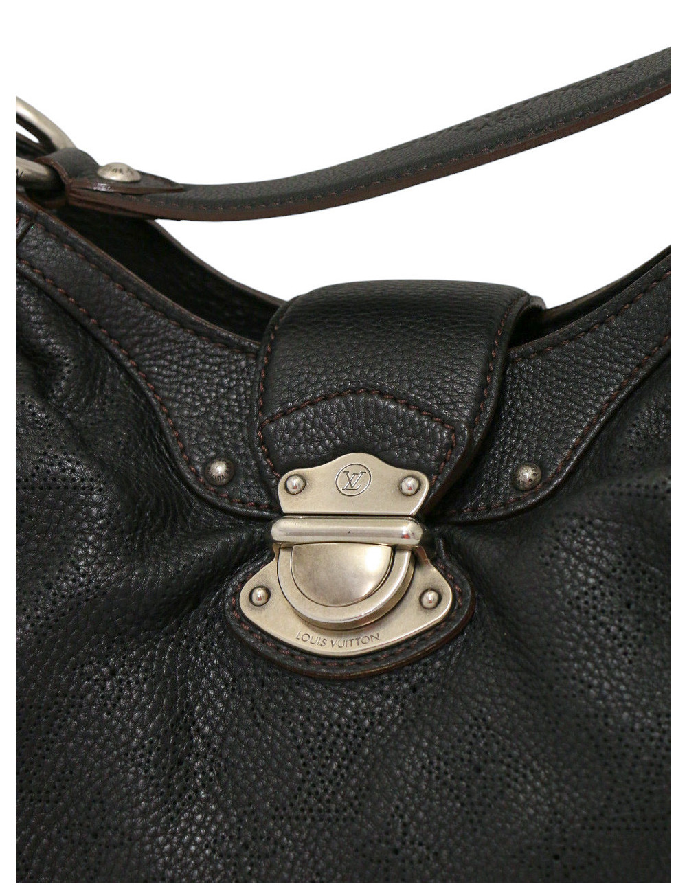 Sac Mahina Louis Vuitton cuir souple perforé : certifié authentique
