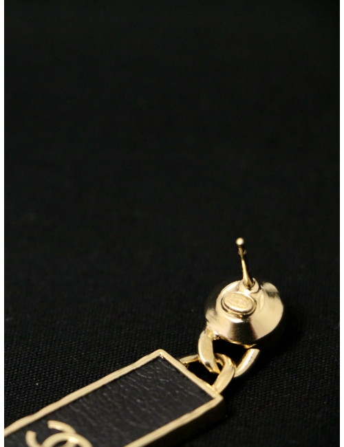 Boucles d'oreille CHANEL rectangles