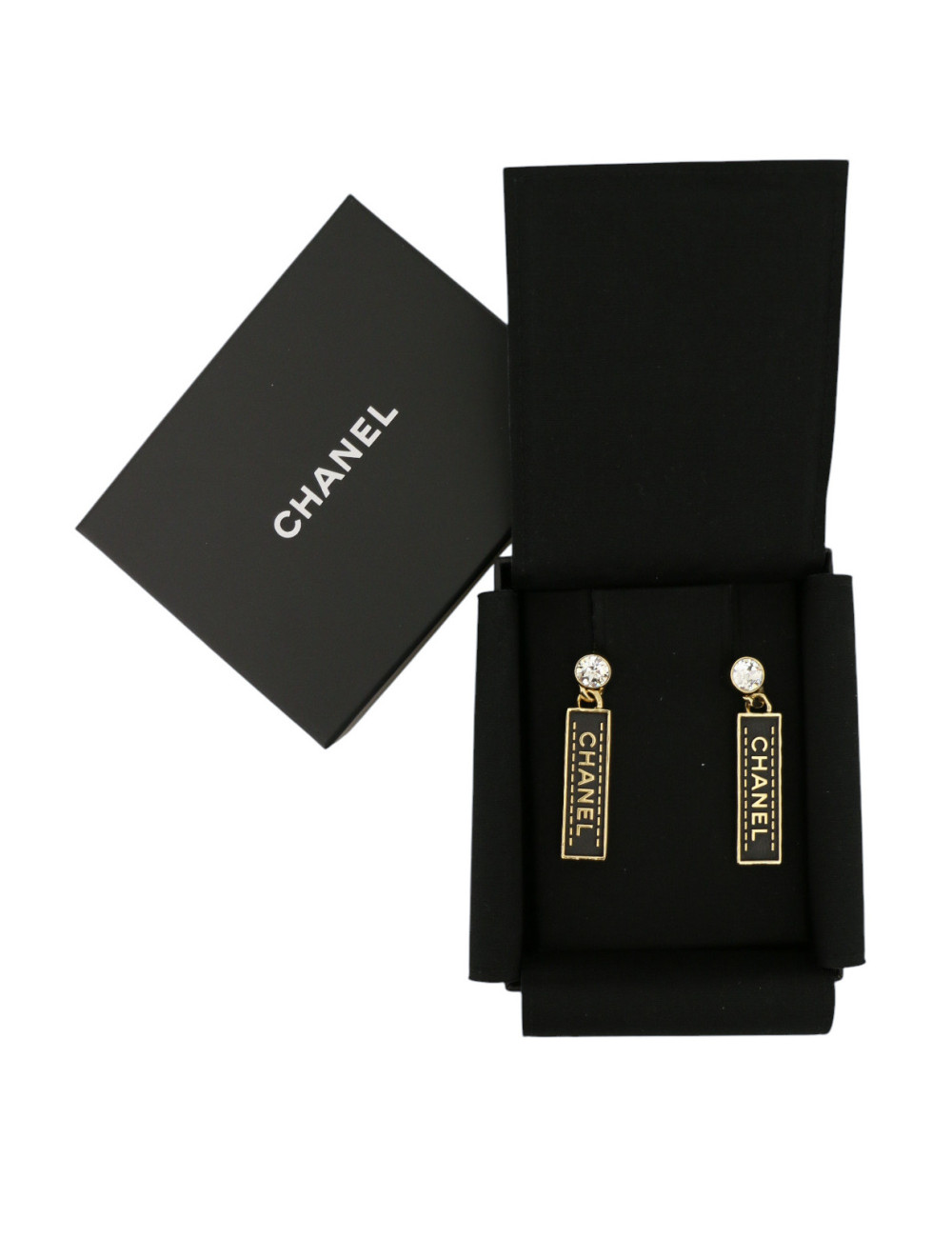 Boucles d'oreille CHANEL rectangles