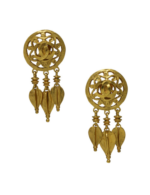 Clips pendants CHANEL dorés