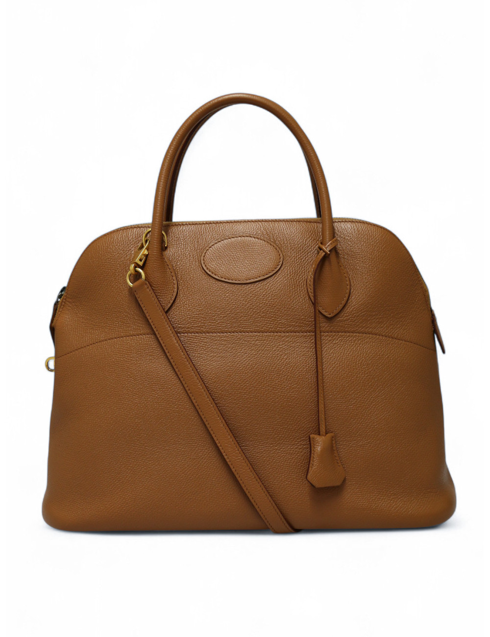 Sac Bolide HERMES cuir Courchevel gold