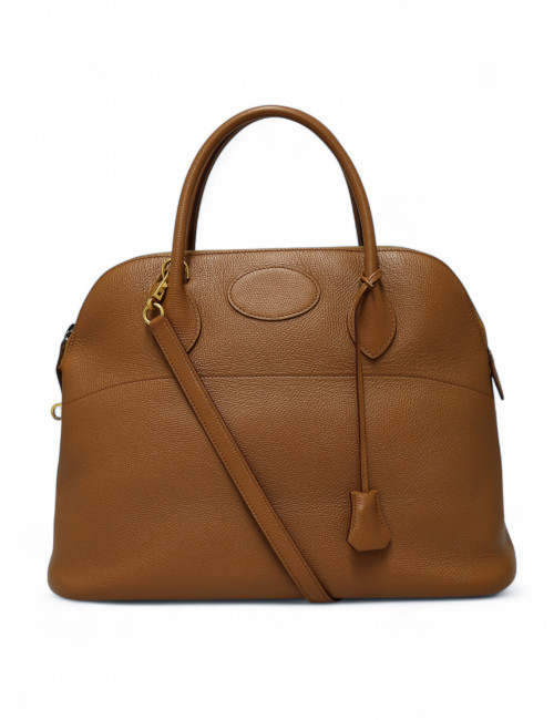 Sac Bolide HERMES cuir Courchevel gold