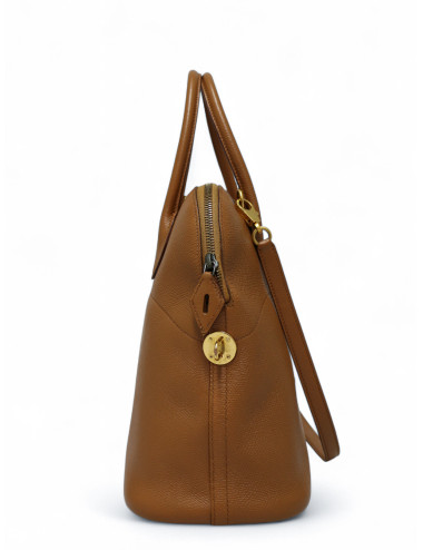 Sac Bolide HERMES cuir Courchevel gold 2