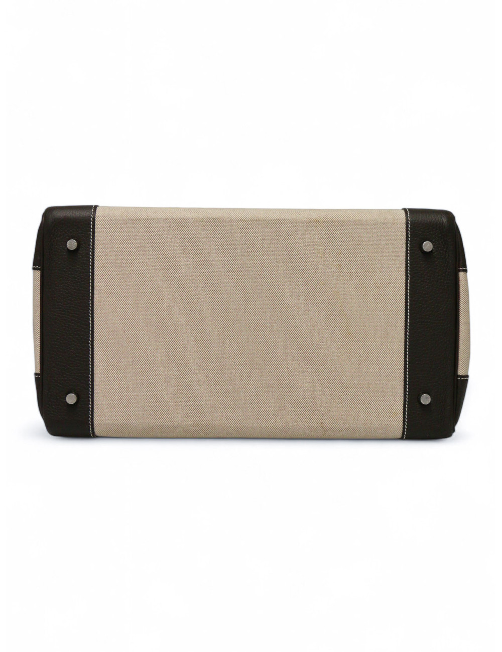 Birkin 40 HERMES toile en cuir