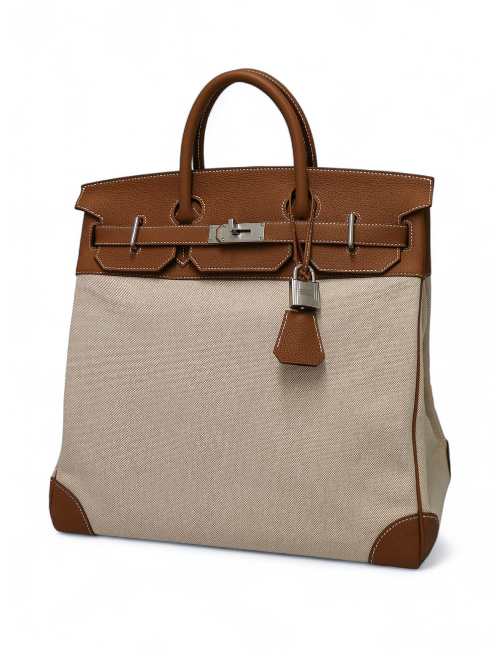 Sac Hermes HAC 40 Criss Cross Evercolor gold : certifiée authentique