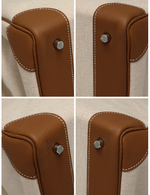 Sac Hermes HAC 40 Criss Cross Evercolor gold : certifiée authentique