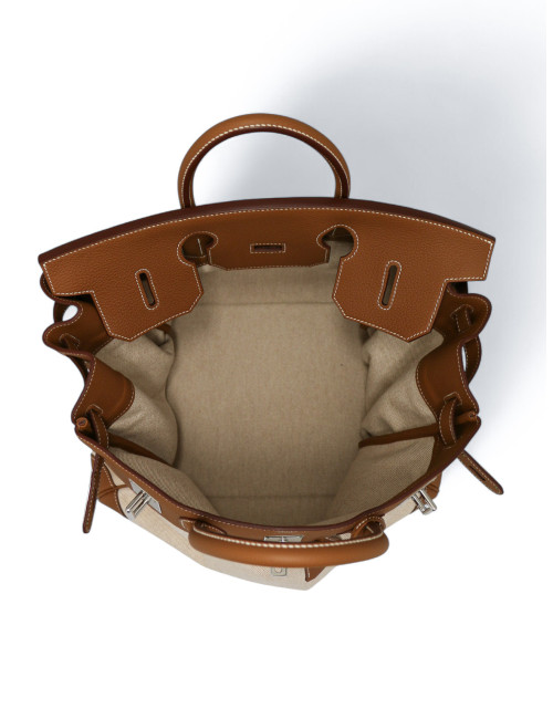 Sac Hermes HAC 40 Criss Cross Evercolor gold : certifiée authentique